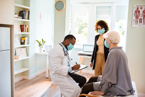 Patients fragiles sujets à la covid 19